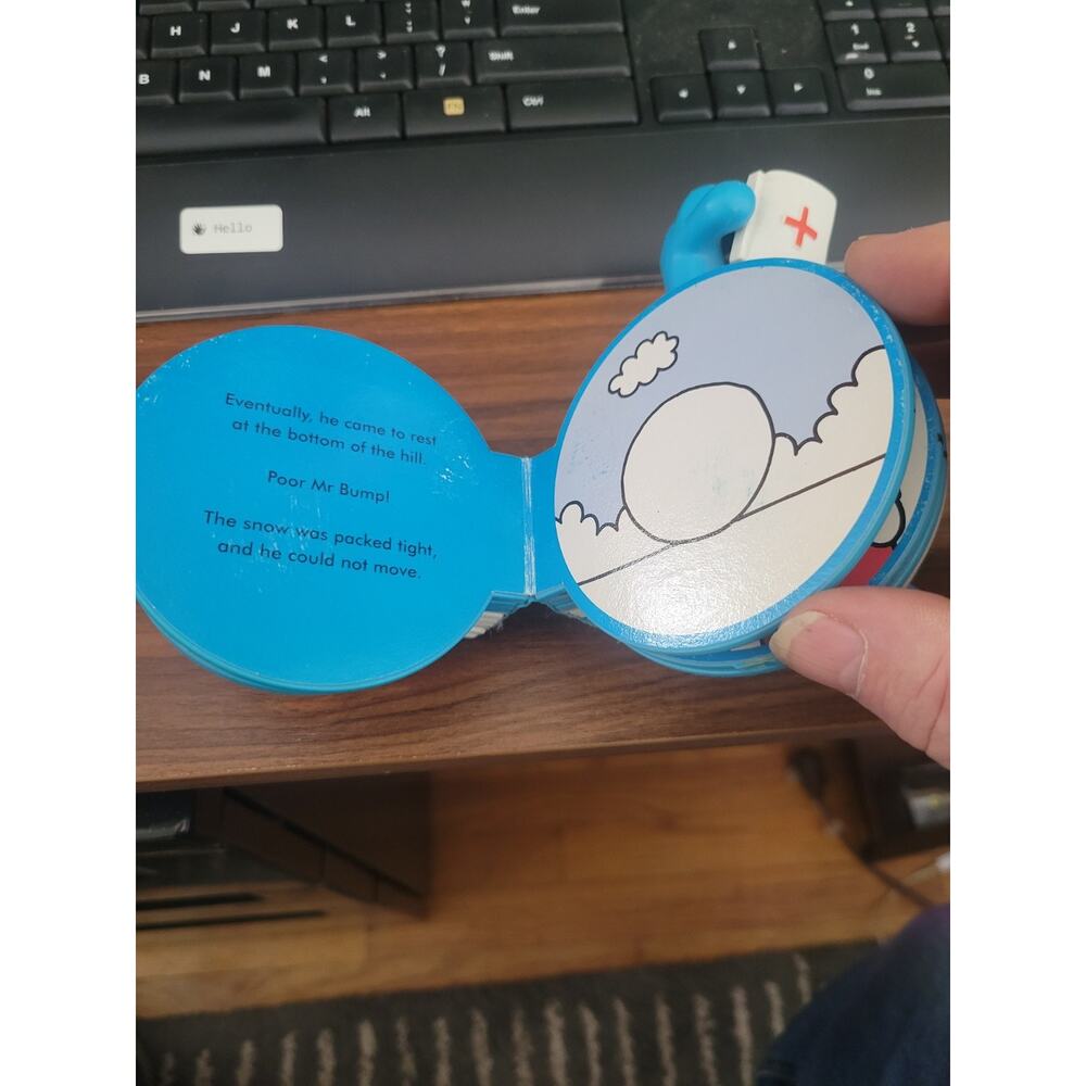 Vintage 1999 Mr. Men 3-D Story Book Mr BUMP Dimensional Book Character - Picture 13 of 16
